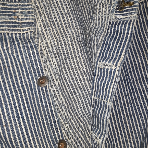 Old antique denim oak donut holes - Picture 7 of 8